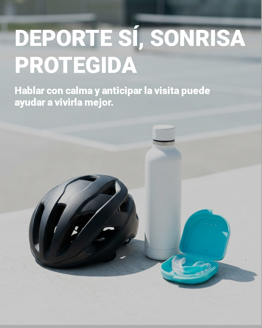 Consejo: protector bucal para practicar deporte con seguridad