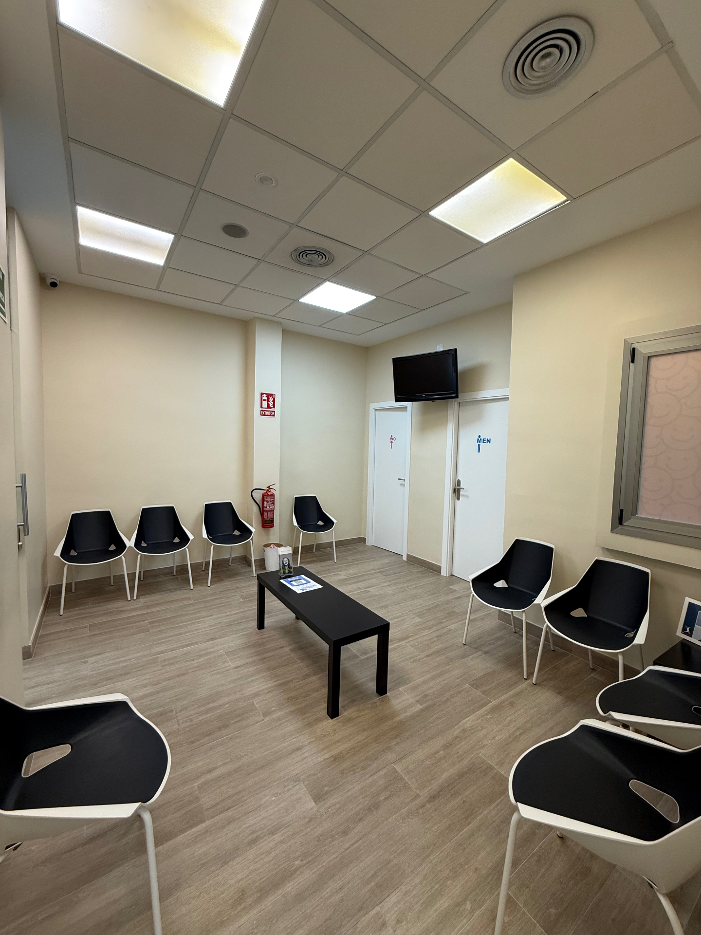 Sala de espera de Élite Dental